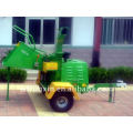 Diesel Engine powered industrial wood chipper with CE certificate